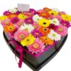 Caja Corazon Gerberas