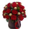 Cilindro Negro Con Rosas